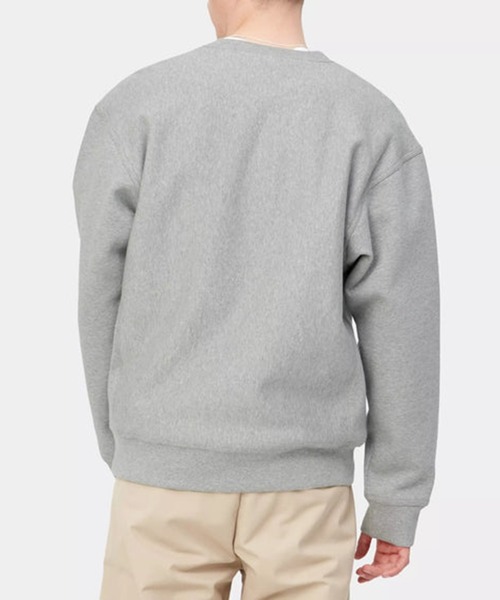 Carhartt WIP(カーハートダブリューアイピー)の「【Carhartt WIP】AMERICAN SCRIPT SWEATSHIRT I025475(スウェット・メンズ・グリーン/ライトグレー/ブラック/グリーン系1/グレー・M/L/S/XL)」の22枚目の写真
