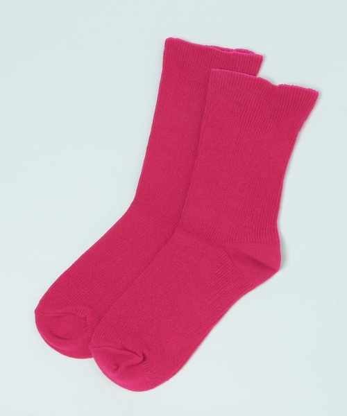 studio CLIP(スタディオクリップ)の「【daily CLIP】ゆるのびゴムなしソックス(ソックス/靴下・レディース・ロイヤルブルー/マスタード/その他1/ブラック/グリーン/ピンク/レッド・FREE)」の5枚目の写真