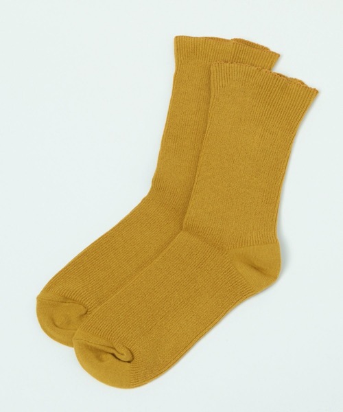 studio CLIP(スタディオクリップ)の「【daily CLIP】ゆるのびゴムなしソックス(ソックス/靴下・レディース・ロイヤルブルー/マスタード/その他1/ブラック/グリーン/ピンク/レッド・FREE)」の4枚目の写真