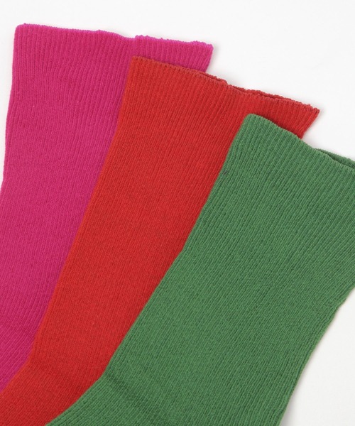 studio CLIP(スタディオクリップ)の「【daily CLIP】ゆるのびゴムなしソックス(ソックス/靴下・レディース・ロイヤルブルー/マスタード/その他1/ブラック/グリーン/ピンク/レッド・FREE)」の8枚目の写真