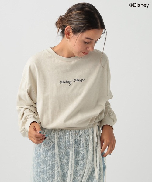 新品未使用★Disney★ ミニーロンT セール】【Disney(ディズニー)ミッキー&ミニー】ロンT（Tシャツ