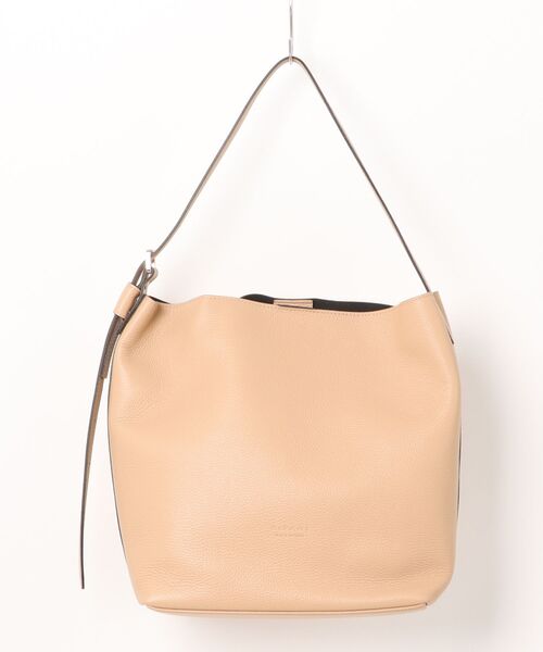 RIPANI(リパーニ)の「【RIPANI】レザーショルダーバッグ(Q46356)(ショルダーバッグ・レディース・ブラック/ダークグレー/ライトグレー/ホワイト/キャメル・ALL)」の6枚目の写真