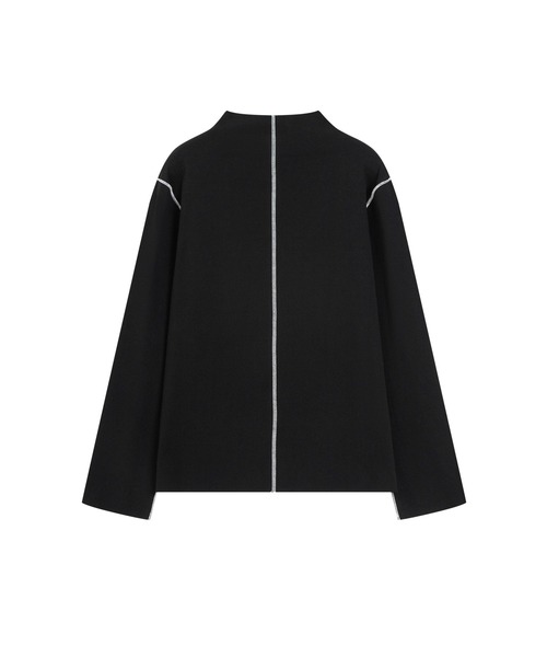 ELOOPS(イーループス)の「【ELOOPS】ステッチラインルーズトップス・カットソー(Tシャツ/カットソー・レディース・ホワイト/ブラック・FREE)」の10枚目の写真