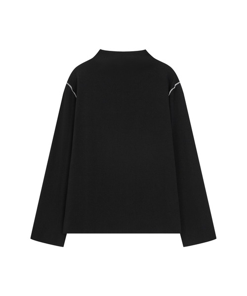 ELOOPS(イーループス)の「【ELOOPS】ステッチラインルーズトップス・カットソー(Tシャツ/カットソー・レディース・ホワイト/ブラック・FREE)」の11枚目の写真