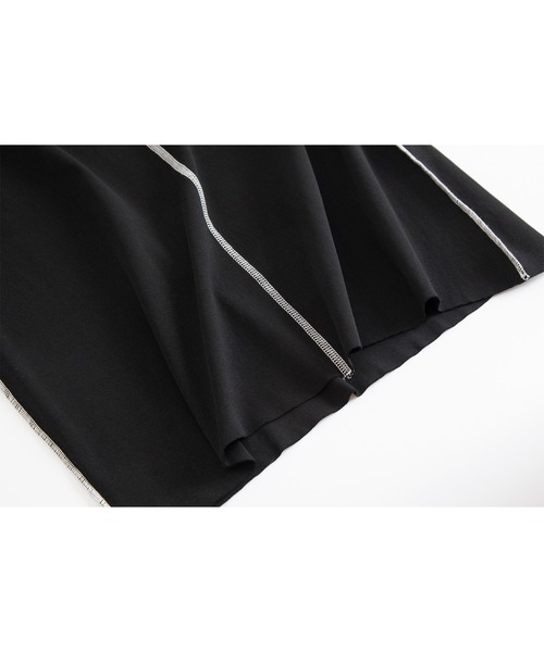 ELOOPS(イーループス)の「【ELOOPS】ステッチラインルーズトップス・カットソー(Tシャツ/カットソー・レディース・ホワイト/ブラック・FREE)」の17枚目の写真