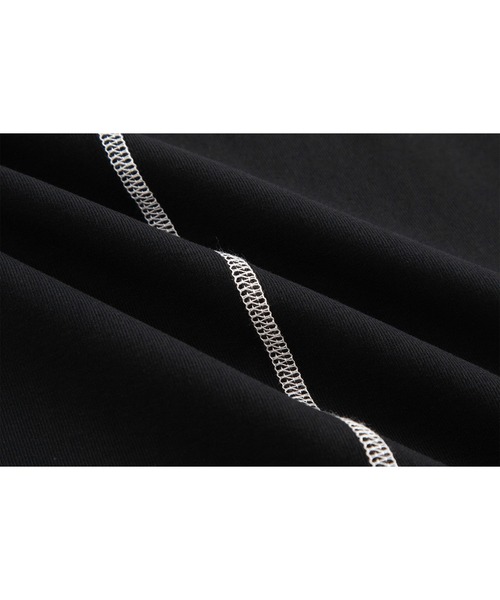 ELOOPS(イーループス)の「【ELOOPS】ステッチラインルーズトップス・カットソー(Tシャツ/カットソー・レディース・ホワイト/ブラック・FREE)」の19枚目の写真