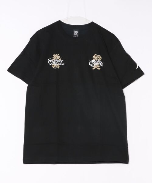 B.I.D.(ビーアイディー)の「《KINJAZ》Graphic T(Tシャツ/カットソー・メンズ・ブラック/サックスブルー・LARGE/MEDIUM)」の1枚目の写真