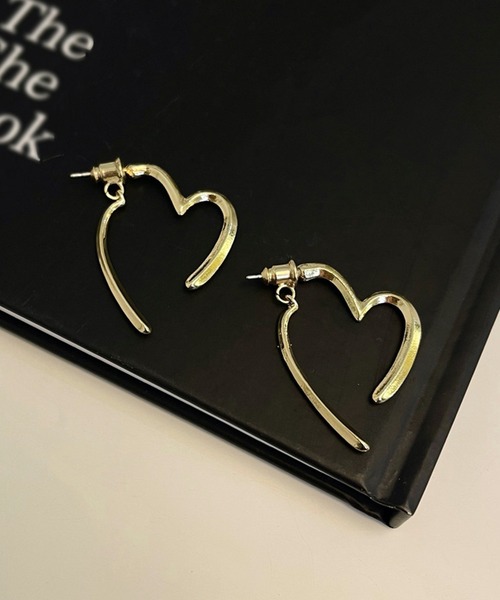 HALEY PESCA（ヘーリーペスカ）の「HALEY PESCA/ペアハートピアス（ピアス（両耳用）・レディース・シルバー/ゴールド・FREE）」の14枚目の写真