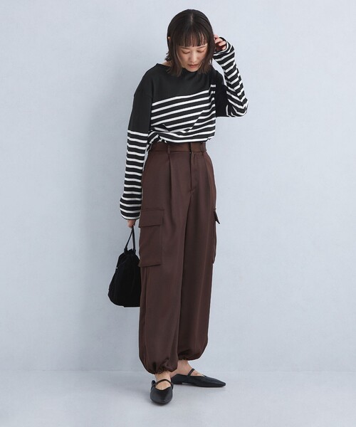 green label relaxing(グリーンレーベルリラクシング)の「ライト バスク シャツ(Tシャツ/カットソー・レディース・グレー/ライトピンク/その他3/その他1/その他2・36/38)」の7枚目の写真