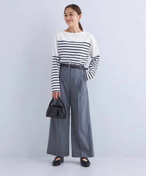 green label relaxing(グリーンレーベルリラクシング)の「ライト バスク シャツ(Tシャツ/カットソー・レディース・グレー/ライトピンク/その他3/その他1/その他2・36/38)」の20枚目の写真