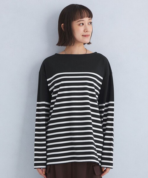 green label relaxing(グリーンレーベルリラクシング)の「ライト バスク シャツ(Tシャツ/カットソー・レディース・グレー/ライトピンク/その他3/その他1/その他2・36/38)」の16枚目の写真