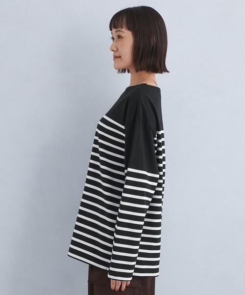 green label relaxing(グリーンレーベルリラクシング)の「ライト バスク シャツ(Tシャツ/カットソー・レディース・グレー/ライトピンク/その他3/その他1/その他2・36/38)」の15枚目の写真