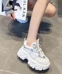 Teem Store | 厚底ボリューム ハイテク スニーカー(スニーカー)