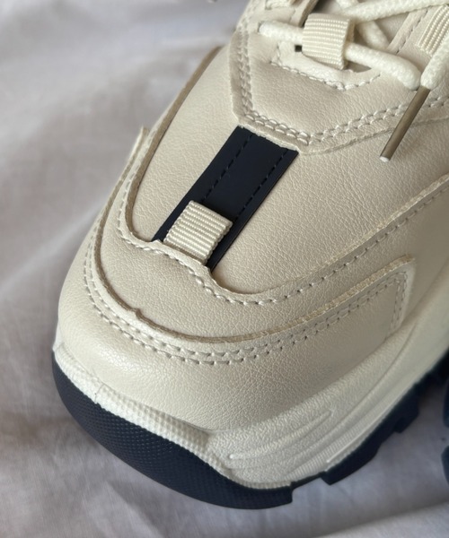 セール】厚底ボリューム ハイテク スニーカー（スニーカー