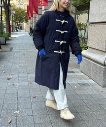 El mar(エルマール) ダッフルハーフコート　ブラック 86622247b_b_04_215.jpg