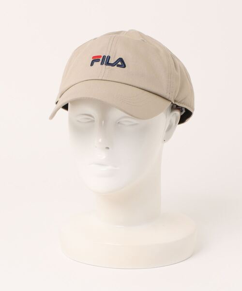 FILA（フィラ）の「【FILA/フィラ】ツイルキャップ 117113701（キャップ・メンズ・ブラック/ホワイト/ベージュ・FREE）」の2枚目の写真