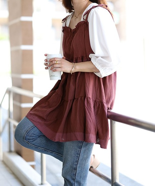 フェイクレイヤードティアードキャミチュニック（チュニック）｜GOLDJAPAN（ゴールドジャパン）