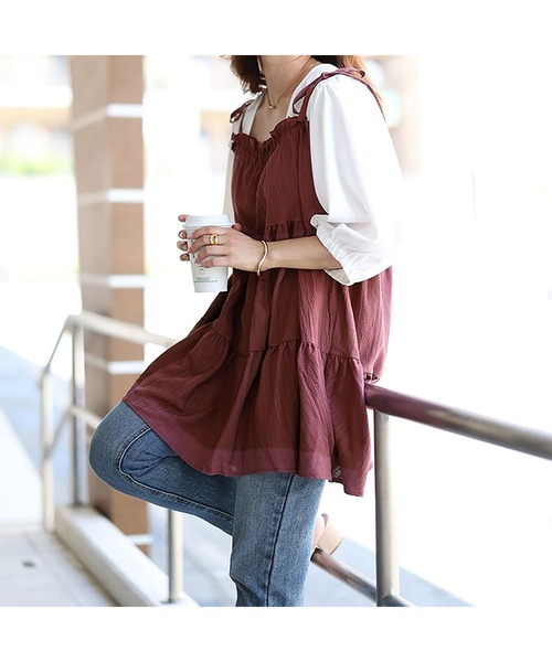 フェイクレイヤードティアードキャミチュニック（チュニック）｜GOLDJAPAN（ゴールドジャパン）