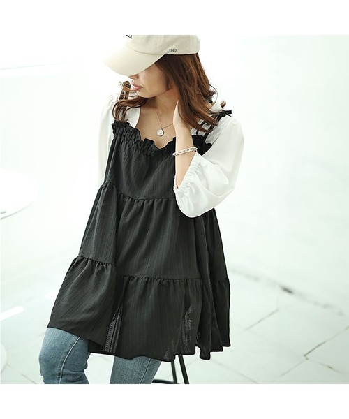 フェイクレイヤードティアードキャミチュニック（チュニック）｜GOLDJAPAN（ゴールドジャパン）