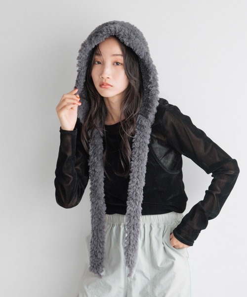 LOWRYS FARM（ローリーズファーム）の「ベロアチュール２ＰＬＳ 138866（Tシャツ/カットソー・レディース・アイボリー/ピンク/ブラック・FREE）」の8枚目の写真