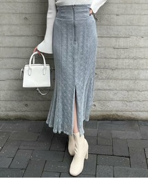 clear | 花柄レースマーメイドスカート [エレガンスコーデ スタイルアップ ウエスト周りすっきり]≪2024AW新作≫(スカート)