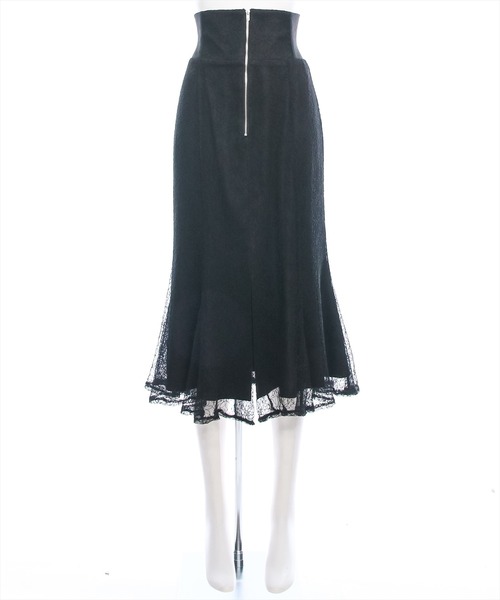 clear（クリア）の「【低身長用サイズ有】花柄レースマーメイドスカート [エレガンスコーデ スタイルアップ 骨格ウェーブ]≪再入荷≫（スカート・レディース・ブルーグレー/ブラック/ピンクベージュ・F/XS）」の17枚目の写真