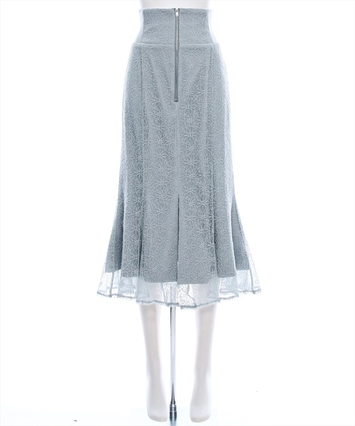 clear（クリア）の「【低身長用サイズ有】花柄レースマーメイドスカート [エレガンスコーデ スタイルアップ 骨格ウェーブ]≪再入荷≫（スカート・レディース・ブルーグレー/ブラック/ピンクベージュ・F/XS）」の16枚目の写真