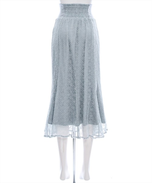 clear（クリア）の「【低身長用サイズ有】花柄レースマーメイドスカート [エレガンスコーデ スタイルアップ 骨格ウェーブ]≪再入荷≫（スカート・レディース・ブルーグレー/ブラック/ピンクベージュ・F/XS）」の11枚目の写真