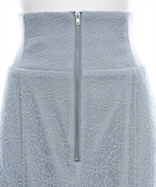 clear（クリア）の「【低身長用サイズ有】花柄レースマーメイドスカート [エレガンスコーデ スタイルアップ 骨格ウェーブ]≪再入荷≫（スカート・レディース・ブルーグレー/ブラック/ピンクベージュ・F/XS）」の12枚目の写真