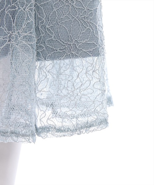 clear（クリア）の「【低身長用サイズ有】花柄レースマーメイドスカート [エレガンスコーデ スタイルアップ 骨格ウェーブ]≪再入荷≫（スカート・レディース・ブルーグレー/ブラック/ピンクベージュ・F/XS）」の14枚目の写真