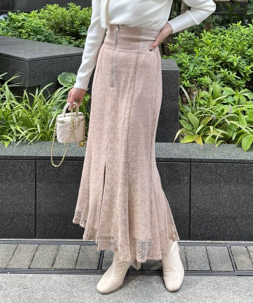 Sおまとめ*ピノーレ☆美品マーメイドスカート エクリュカラー セール Sおまとめ*ピノーレ☆美品マーメイドスカート エクリュカラー セール