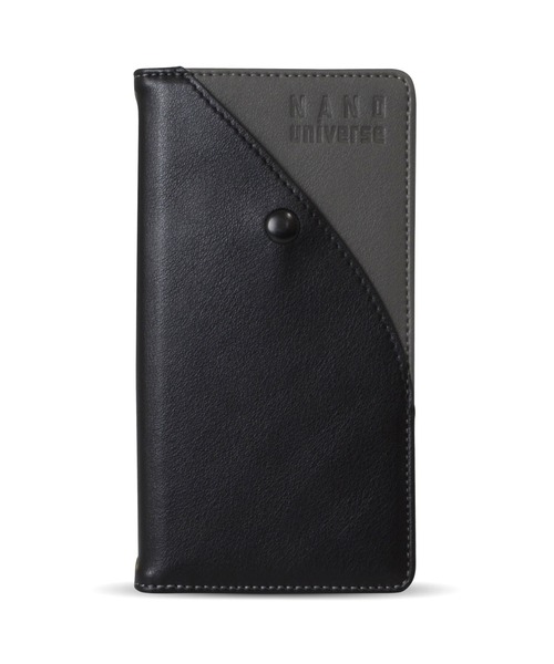 NANO universe（ナノユニバース）の「iPhone16 iPhone16Pro ナノユニバース [バイカラー手帳]（スマホケース/カバー・レディース・ブラック/グレー/ベージュ/ブラウン・iPhone 16/iPhone 16 Pro）」の7枚目の写真