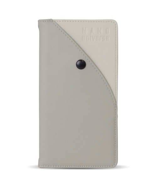 NANO universe（ナノユニバース）の「iPhone16 iPhone16Pro ナノユニバース [バイカラー手帳]（スマホケース/カバー・レディース・ブラック/グレー/ベージュ/ブラウン・iPhone 16/iPhone 16 Pro）」の15枚目の写真