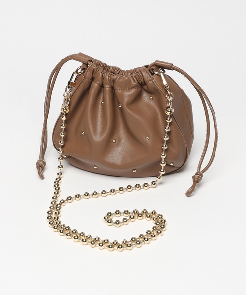 niko and（ニコアンド）の「オリジナルスタッズチェーンショルダー