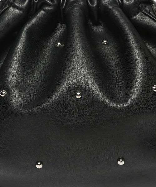 niko and...（ニコアンド）の「オリジナルスタッズチェーンショルダーバッグ（ショルダーバッグ・レディース・ブラック/ブラウン/ボルドー・0）」の14枚目の写真