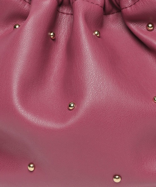 niko and...（ニコアンド）の「オリジナルスタッズチェーンショルダーバッグ（ショルダーバッグ・レディース・ブラック/ブラウン/ボルドー・0）」の15枚目の写真