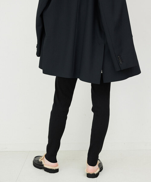 SLOBE IENA（スローブイエナ）の「ウォッシャブルニットレギンス（レギンス/スパッツ・レディース・チャコールグレー/ブラック・FREE）」の9枚目の写真