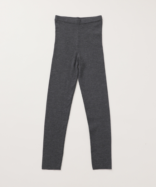 SLOBE IENA（スローブイエナ）の「ウォッシャブルニットレギンス（レギンス/スパッツ・レディース・チャコールグレー/ブラック・FREE）」の21枚目の写真