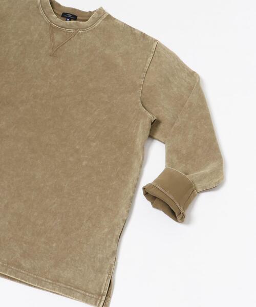 ITEMS URBANRESEARCH（アイテムズ アーバンリサーチ）の「発熱機能 フェードダンボールTops（スウェット・メンズ・ベージュ/ネイビー/ブラック・MEDIUM/LARGE）」の11枚目の写真