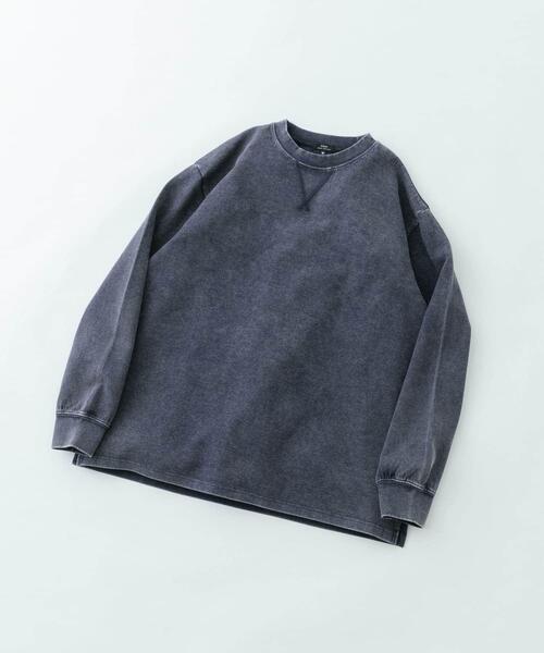 ITEMS URBANRESEARCH（アイテムズ アーバンリサーチ）の「発熱機能 フェードダンボールTops（スウェット・メンズ・ベージュ/ネイビー/ブラック・MEDIUM/LARGE）」の18枚目の写真