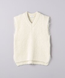 ATON ニットベスト ATON（エイトン）の「＜ATON＞ヘアリー ニット ベスト（ベスト）」 - WEAR