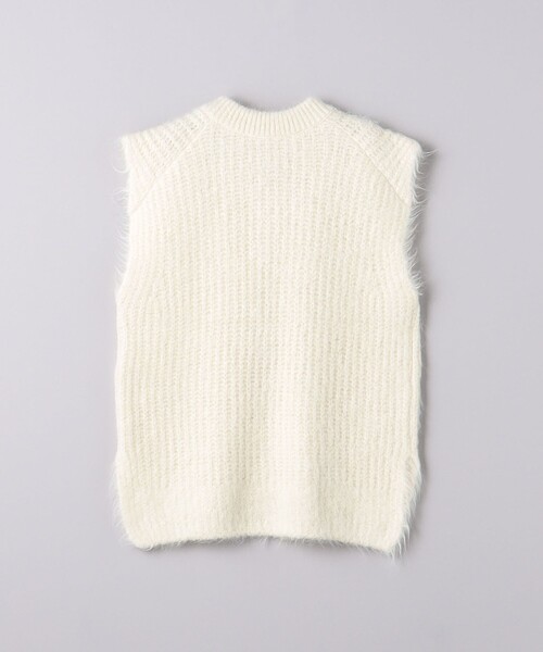 ＜ATON＞ヘアリー ニット ベスト セール】＜ATON＞ヘアリー ニット ベスト（ベスト）｜ATON