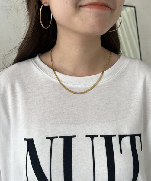 prose verse（プロズヴェール）の「【NUIT】フロッキーロゴロンT（Tシャツ/カットソー・レディース・ブラック/オフホワイト・MEDIUM）」の17枚目の写真