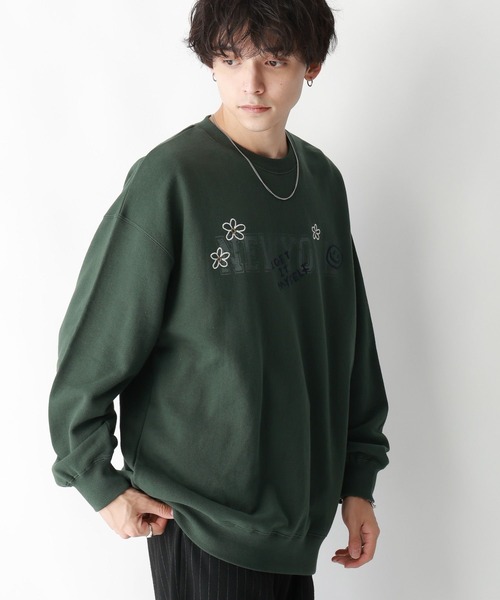 RAGEBLUE（レイジブルー）の「カレッジロゴプリント/ヘビーウェイトプルオーバースウェット（スウェット・メンズ・ライトグレー/ダークグリーン/ダークグレー・MEDIUM/LARGE）」の15枚目の写真