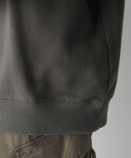 RAGEBLUE（レイジブルー）の「カレッジロゴプリント/ヘビーウェイトプルオーバースウェット（スウェット・メンズ・ライトグレー/ダークグリーン/ダークグレー・MEDIUM/LARGE）」の9枚目の写真