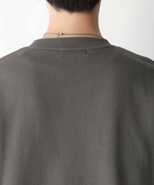 RAGEBLUE（レイジブルー）の「カレッジロゴプリント/ヘビーウェイトプルオーバースウェット（スウェット・メンズ・ライトグレー/ダークグリーン/ダークグレー・MEDIUM/LARGE）」の8枚目の写真