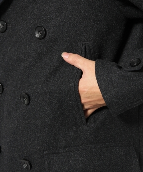 RAGEBLUE(レイジブルー)の「ウールショールコート/566839(その他アウター・メンズ・ブラウン/チャコールグレー・MEDIUM/LARGE)」の11枚目の写真