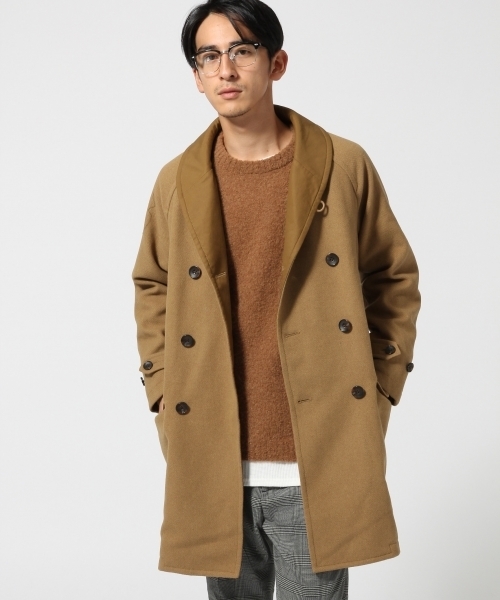 RAGEBLUE(レイジブルー)の「ウールショールコート/566839(その他アウター・メンズ・ブラウン/チャコールグレー・MEDIUM/LARGE)」の17枚目の写真