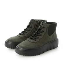 【軽量】プラットフォームハイカットスニーカー