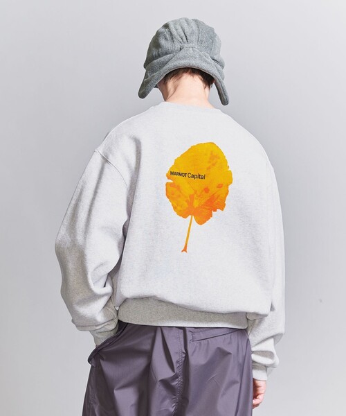 MARMOT CAPITAL（マーモットキャピタル）の「＜MARMOT CAPITAL＞ リーフ スウェット（スウェット・メンズ・ブラック/グレー・L/M）」の3枚目の写真